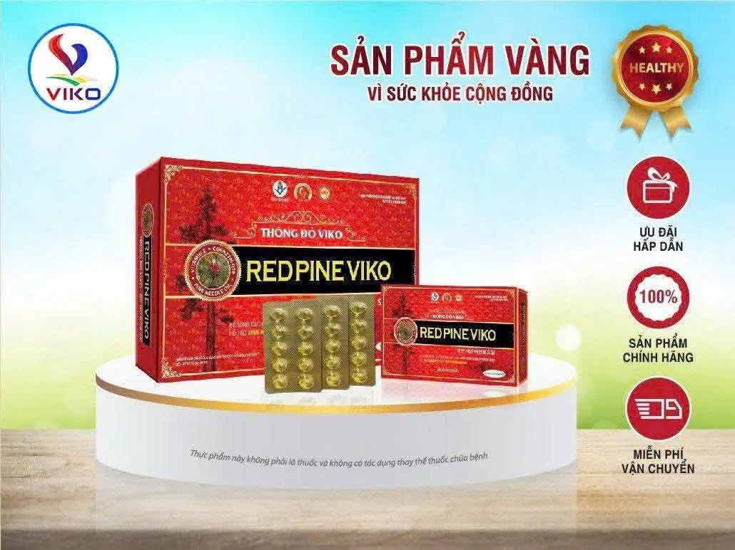 Tinh dầu thông đỏ Red Pine Viko